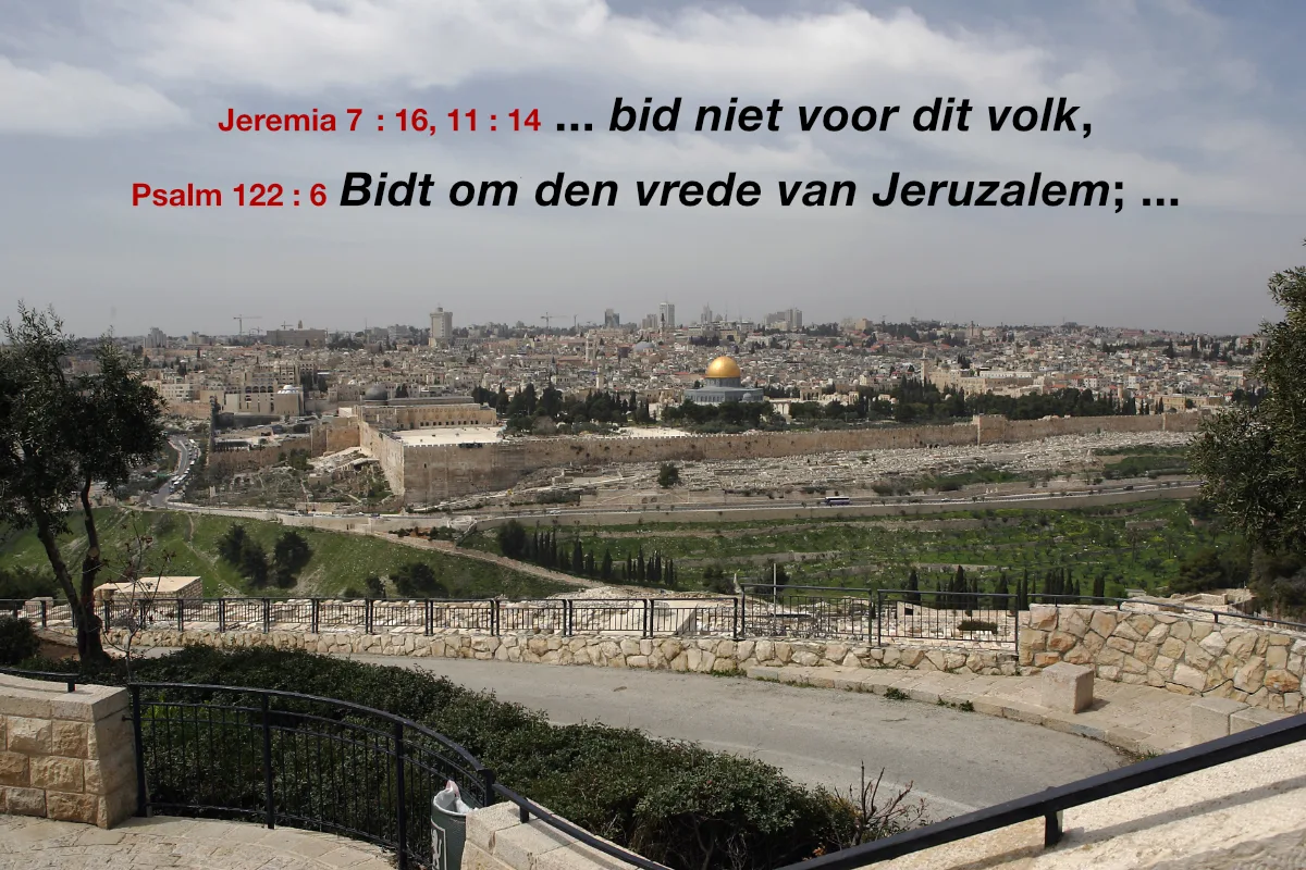 Bidden voor de vrede?